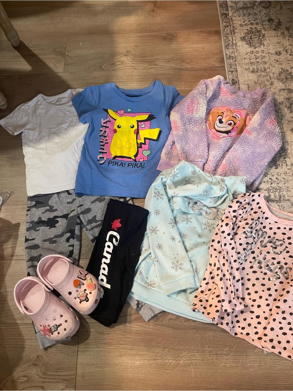 Size 4 clothing haul and crocs
